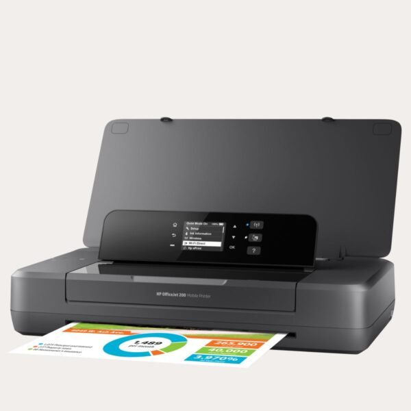 HP Home & Office 200 Portable Wireless Color Inkjet Printer - Image 2