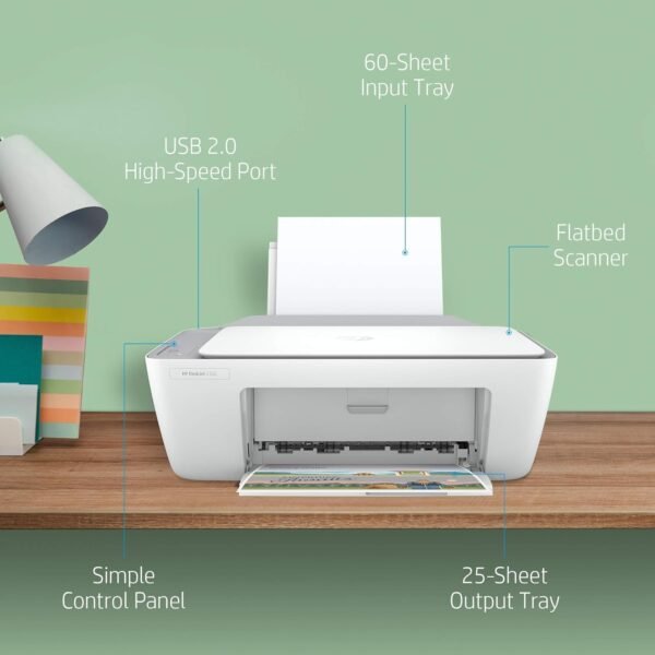 HP DeskJet 2332 All-in-One Printer, Print, Copy, Scan - Image 4